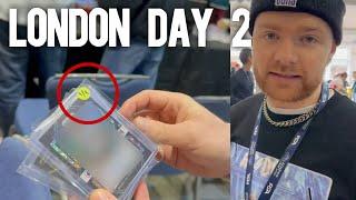 LONDON CARD SHOW DAY 2: BUYING A BLACK PRIZM 1/1 AUTO