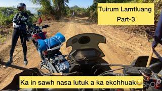 Aizawl-Tuirum|Christmas Charity Ride|Part-3|Off road lam nuai ang aw