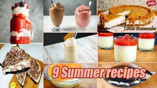 9 Quick and Tasty Summer recipes ( ICE CREAM /SMOOTHIE / CHEESECAKE)