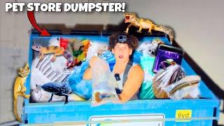 I Found PET STORE DUMPSTER Filled With AQUARIUM FISH And LIZARDS!