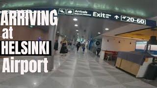 Arriving at Helsinki Airport 2023