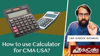 How to use calculator for cma usa?