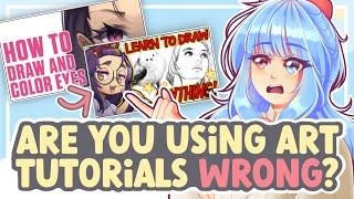 You're Using Tutorials & References WRONG (The PROBLEM with Art Tutorials) | SPEEDPAINT + COMMENTARY