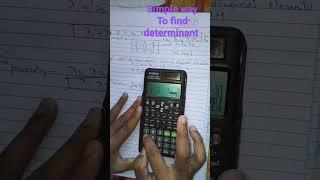 How to find determinant of 3×3 matrix ? Using calculator #engineeringmathematics #m4 #inhindi