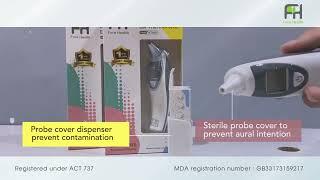 ACT8000 FOREHEALTH Infrared Ear Thermometer Instruction Manual