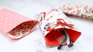 How to Sew a Sunglass or Eyeglass Case Pattern | DIY Glasses Case