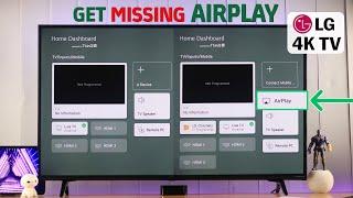 Airplay not Showing on LG Smart TV? - How To Fix on webOS!