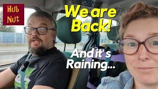 We're back! In a soggy Berlingo, on a motorway. But where?