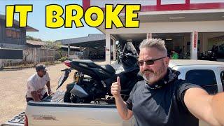 Thai Locals Saved My Broken Bike - Isaan Thailand Motorbike Tour EP5