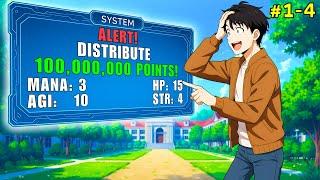 A WEAKLING GETS 1 BILLION POINTS BY MISTAKE AND PUMPS THE SYSTEM TO THE MAXIMUM!!! | Manhwa Recap