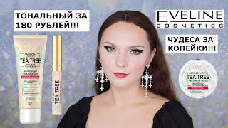 EVELINE BOTANIC EXPERT TEA TREE | ТОНАЛЬНЫЙ ЭВЕЛИН | КОНСИЛЕР EVELINE TEA TREE | ПУДРА EVELINE