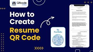 Resume QR Code - Instantly create your digital resume! #cv #resume