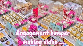 Engagement hamper making video | Malayalam | kraft area