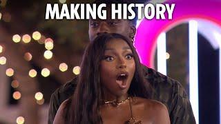 Emotional moment Mimii Ngulube & Josh Oyinsan become first black couple to win Love Island