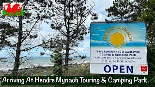 Arriving At Hendre Mynach Touring & Camping Park Barmouth. #hendremynach #barmouth #campsite