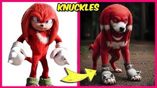 Sonic The Hedgehog 3 Characters as Dogs + Emoji Quiz + Their Favorites! I Shadow, Knuckles