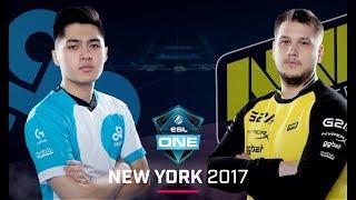 CS:GO - Cloud9 vs. Na'Vi [Train] Map 2 - Group A Decider - ESL One New York 2017