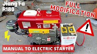 Unboxing Review Modifikasi Menjadi Electric Starter Diesel Engine 8Hp Full Modification TEST