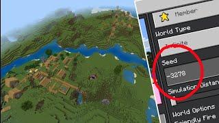 Minecraft seed 2 Plains Villages at spawn