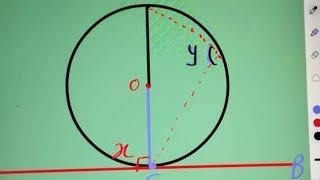 Proof ,"The Angle Between a Tangent and a Radius is 90"