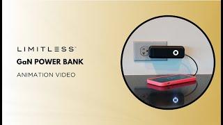 Limitless 5,000mAh GaN AC Charger & Power Bank
