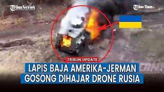 Kendaraan Lapis Baja Amerika-Jerman ‘BATT UMG’ Meledak Diserang Operator UAV Rusia