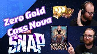 Cassandra Nova with ZERO GOLD SPENT | This deck CRUSHED! | Final Diner Thoughts | Marvel SNAP