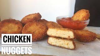 Deliciousnessly | Homemade Chicken Nuggets Recipe | Lunch Box Ideas