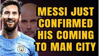 Messi JUST CONFIRMED HIS Move to Man City To Rescue Pep After A DISASTROUS Season! Few Seconds Ago