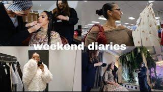 diaries | weekend fun, saturday shopping + sunday shoot