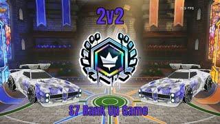Season 7 2v2 Grand Champion Rank Up Game | No Commentary Gameplay Rocket League Sideswipe