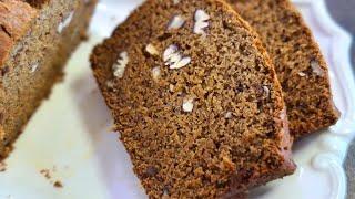 This Applesauce Bread is Perfectly Moist and Tender No Eggs No Dairy It Needs Just Two Minutes prep