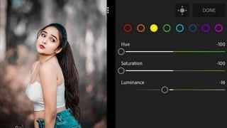 Lightroom Black Effect Photo Editing | Lightroom Presets Download Free