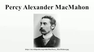 Percy Alexander MacMahon