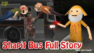 Gulli Bulli Aur Shapit Bus Full Story || Baba Wala Haunted Bus Horror Story || Make Joke Horror