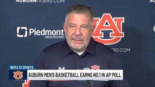 Auburn men's basketball earns No. 1 in AP Poll