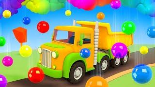 The dump truck needs help! Helper Cars on a mission. Car cartoons for kids & Street vehicles.