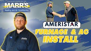 Ameristar High Efficiency Furnace / Air Conditioning Unit Install