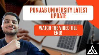 Panjab University Exam | Pu exam updates | Panjab Univeristy Exam pattern | Pu exam updates #puexams