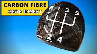 HOW to make Carbon Fiber Gear knob insert [PREPREG EPOXY CARBON FIBRE]