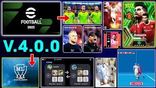 eFootball™ 2025 Is Here..!!  New Ambassadors Packs, Refree, Master League & Manager In eFootball