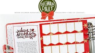 December Daily® 2024 | Intro + Reason Why + Table Of Contents