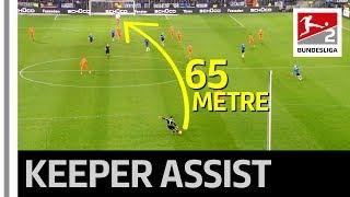 Goalkeeper Assist With Spectacular 65-Metre Pass for Goal