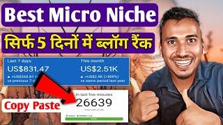 Best Low Competition Micro Niche Ideas 2023 | Blog Niche Ideas #blogging