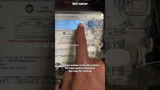 #shorts #solar net meter #netmetering Bi-directional application #shorts  #shortvideo