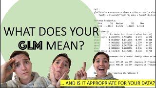 How to interpret (and assess!) a GLM in R