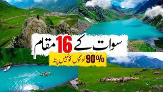 16 Hidden Places of SWAT KALAM | The Switzerland of Pakistan