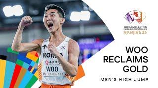 Woo flies to high jump gold with 2.31m | World Indoor Championships Nanjing 25