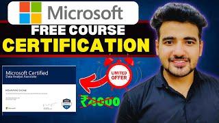 Officially Microsoft Free Certification Course | Age 14 above | Free Courses by Microsoft Learn