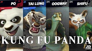 Po vs Tai Lung vs Shifu vs Oggway | Expertos del estilo Kung Fu Panda se enfrentan | #11
